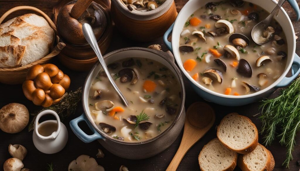 mushroom soup variations